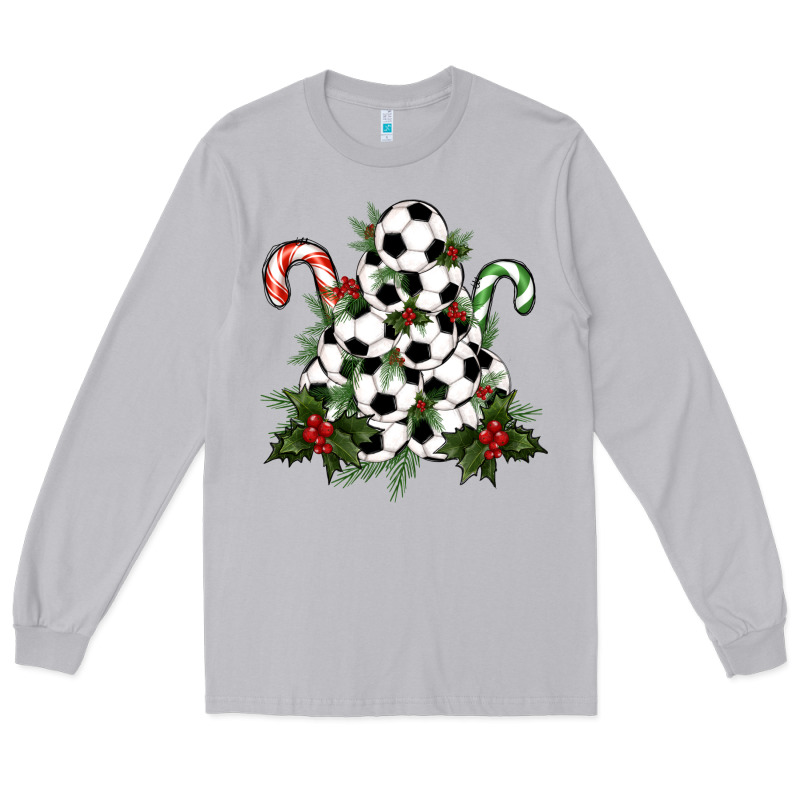 Soccer Tree Christmas Long Sleeve Tee by RanaPortraitStore | Teevron