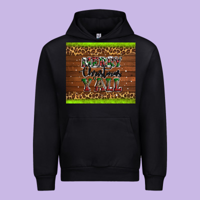 Merry Christmas Y'all Urban Hoodie Designed By Adodesignshop