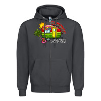 Smoke summer camping Zipper Hoodie - CowhideDigitalArt