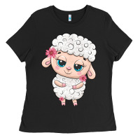 Cute Sheep Ladies Tee | Teevron