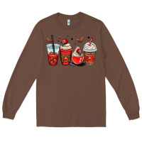 Chestnut ladybug coffee cups Long Sleeve Tee - OliviaCreatesArt