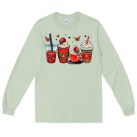 Matcha ladybug coffee cups Long Sleeve Tee - OliviaCreatesArt