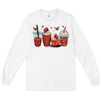 White ladybug coffee cups Long Sleeve Tee - OliviaCreatesArt