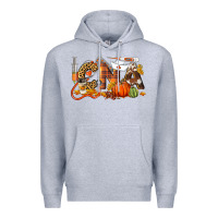Heather Grey Fall CNA Certified Nursing Assistant Premium Hoodie - LillyAllenDesigns