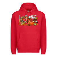 Red Fall CNA Certified Nursing Assistant Premium Hoodie - LillyAllenDesigns