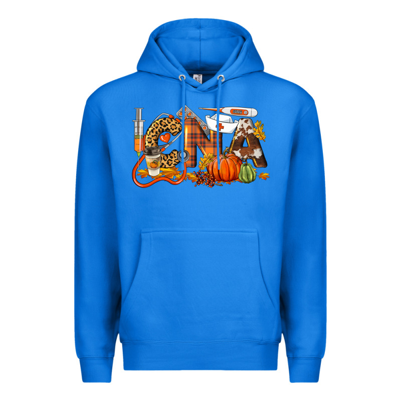 Fall Cna Certified Nursing Assistant Premium Hoodie by LillyAllenDesigns | Teevron