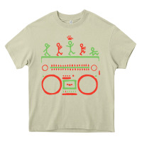 Mossy Check Tribe Called Quest Heavy Core Tee - trangStudio