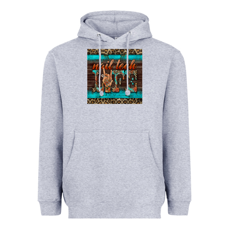 Nail Tech Life Mug Coaster Heavyweight Hoodie by BarkalooDesign | Teevron