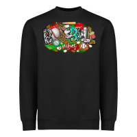Black baseball vibes Heavyweight Sweatshirt - CowhideDigitalArt