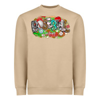 Mushroom baseball vibes Heavyweight Sweatshirt - CowhideDigitalArt