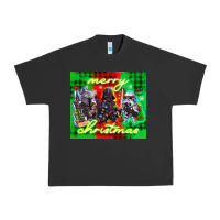 Pigment Black merry christmas gnomies Urban Heavy Tee - CowGirlArtShop