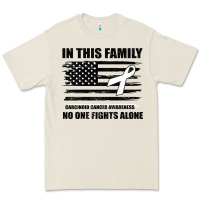 Bone No One Fights Alone Pancreatic Cancer Awareness Premium Tee - Bettercallsaul