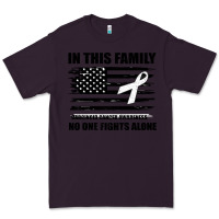 Plum No One Fights Alone Pancreatic Cancer Awareness Premium Tee - Bettercallsaul