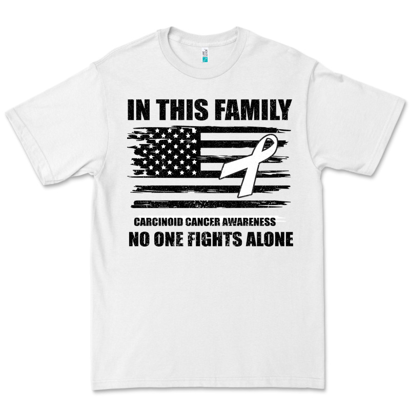 No One Fights Alone Pancreatic Cancer Awareness Premium Tee by Bettercallsaul | Teevron
