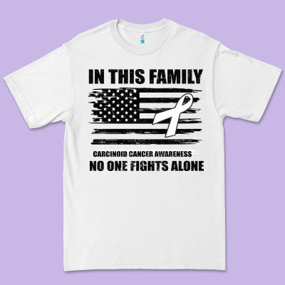 No One Fights Alone Pancreatic Cancer Awareness Premium Tee Designed By Bettercallsaul