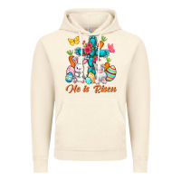 Vintage Artic He is risen with Cross Easter Day Vintage Hoodie - HowdyJamesFarm