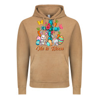 Vintage Camel He is risen with Cross Easter Day Vintage Hoodie - HowdyJamesFarm