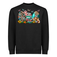 Black easter easter eggs Heavyweight Sweatshirt - CowhideDigitalArt