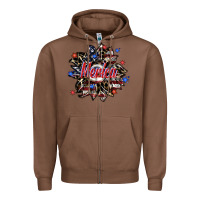 Chestnut merica Zipper Hoodie - SublimationCraftShop