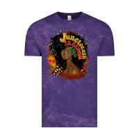 Cloud Purple juneteenth freedom 1865 Vintage Tee - CowGirlArtShop