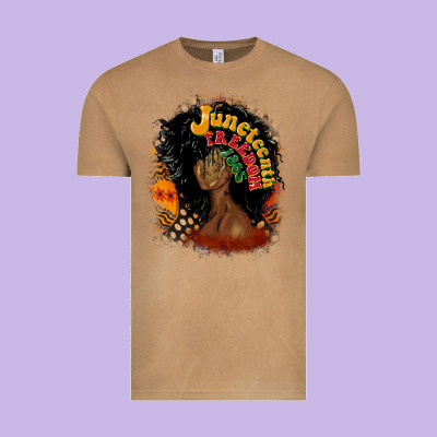Juneteenth Freedom 1865 Vintage Tee Designed By Cowgirlartshop