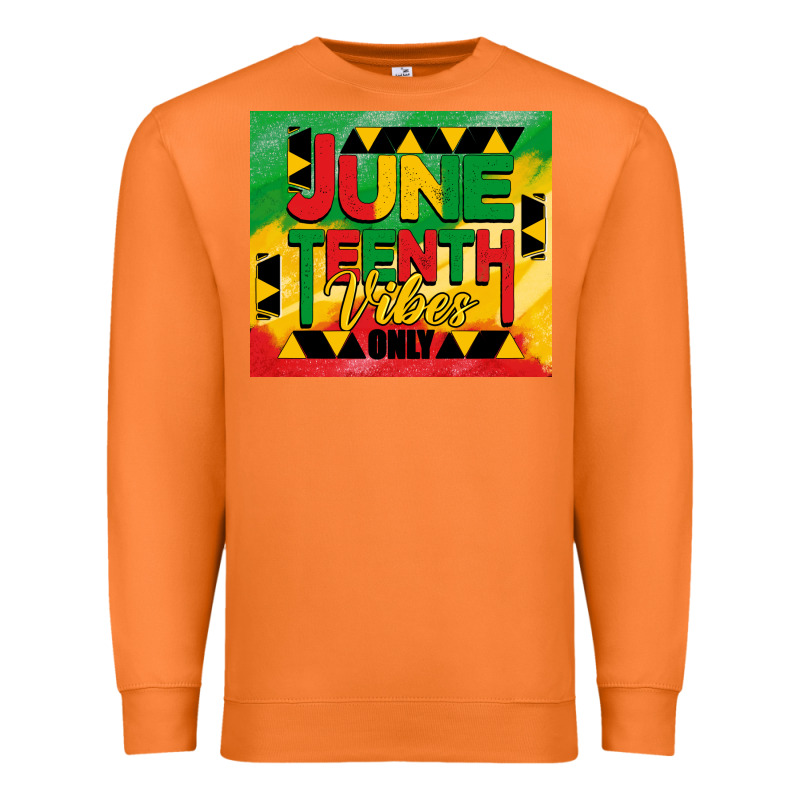 Juneteenth Vibes Only Tumbler Premium Sweatshirt by BarkalooDesign | Teevron