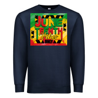 Navy juneteenth vibes only tumbler Premium Sweatshirt - BarkalooDesign