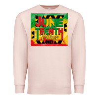 Pale Pink juneteenth vibes only tumbler Premium Sweatshirt - BarkalooDesign