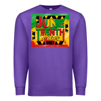 Purple juneteenth vibes only tumbler Premium Sweatshirt - BarkalooDesign