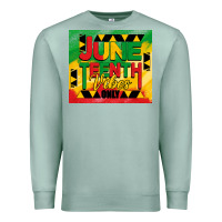 Seafoam juneteenth vibes only tumbler Premium Sweatshirt - BarkalooDesign