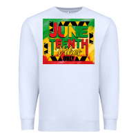 White juneteenth vibes only tumbler Premium Sweatshirt - BarkalooDesign