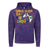 Cloud Purple game over back to school Vintage Hoodie - CowGirlArtShop
