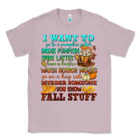 Lilac I want to Fall stuff Classic Tee - NancyCooperArtShop