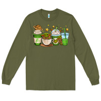 Army Green fantastic movie character coffee cups Long Sleeve Tee - OliviaCreatesArt