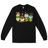 Black fantastic movie character coffee cups Long Sleeve Tee - OliviaCreatesArt