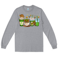 Heather Grey fantastic movie character coffee cups Long Sleeve Tee - OliviaCreatesArt