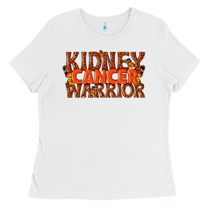 Kidney Cancer Warrior Ladies Tee by texasbilliewilder | Teevron