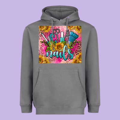 Nails Heavyweight Hoodie Designed By Barkaloodesign