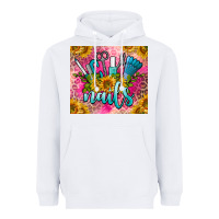 White nails Heavyweight Hoodie - BarkalooDesign
