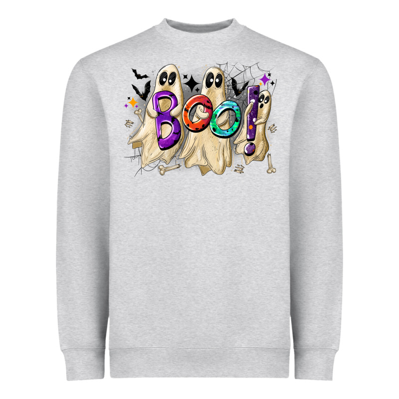 Boo Heavyweight Sweatshirt by CowhideDigitalArt | Teevron