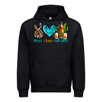 Black peace love whiskey Urban Hoodie - AdoDesignShop