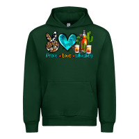 Forest Green peace love whiskey Urban Hoodie - AdoDesignShop