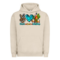 Pigment French Oak peace love whiskey Urban Hoodie - AdoDesignShop