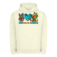 Pigment Pistachio peace love whiskey Urban Hoodie - AdoDesignShop