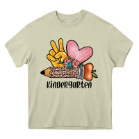 Mossy peace love kindergarten Heavy Core Tee - JahusDesignShop