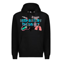 Black Western Respiratory Therapist Life Premium Hoodie - LillyAllenDesigns