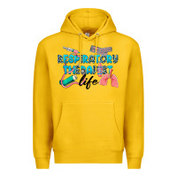 Lemon Western Respiratory Therapist Life Premium Hoodie - LillyAllenDesigns