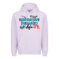 Lilac Western Respiratory Therapist Life Premium Hoodie - LillyAllenDesigns