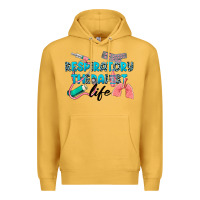 Mustard Western Respiratory Therapist Life Premium Hoodie - LillyAllenDesigns