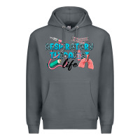 Rock Western Respiratory Therapist Life Premium Hoodie - LillyAllenDesigns